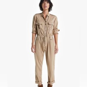 Xirena tan jumpsuit size L